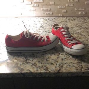 Converse Red Shoes